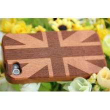 Classic English Flag Wood iPhone Cover